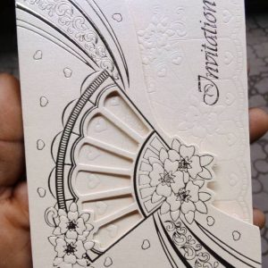 Bold cream 3 steps card
