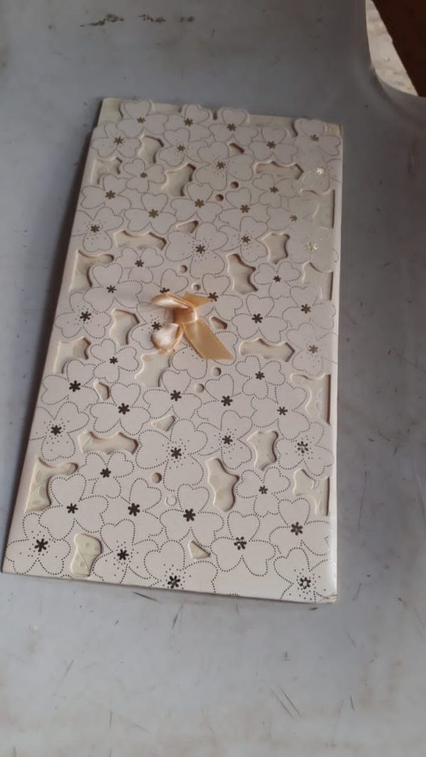 Cream pocket lesser invite