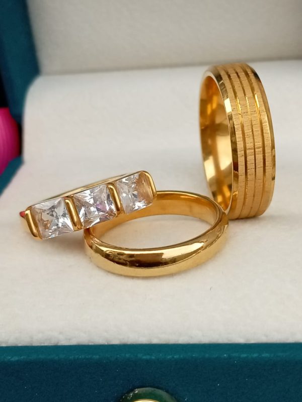 Bold Gold 3in1 Ring Set - Image 16