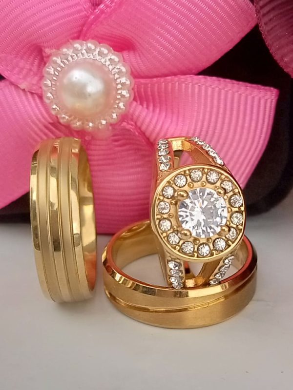Bold Gold 3in1 Ring Set - Image 12