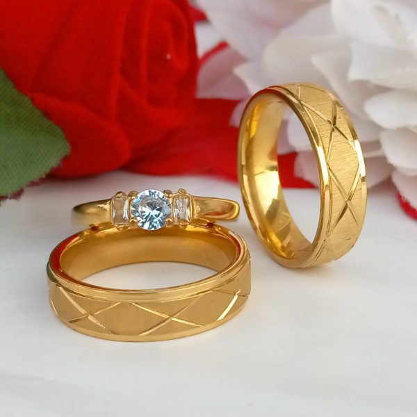Bold Gold 3in1 Ring Set - Image 6