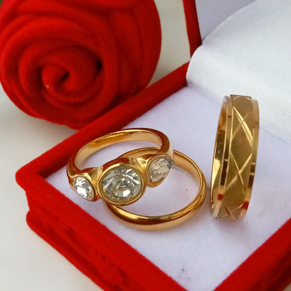 Bold Gold 3in1 Ring Set - Image 19