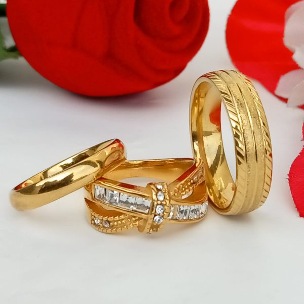 Bold Gold 3in1 Ring Set - Image 18
