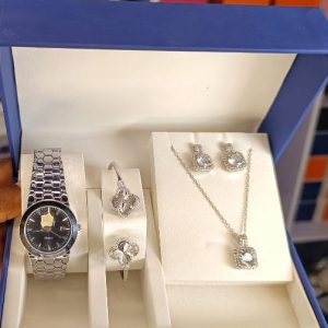 Silver 4in1 Gift Set For Women